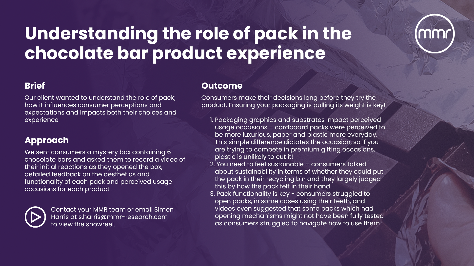 Role of Pack in Product Experience Role of Pack in Product Experience